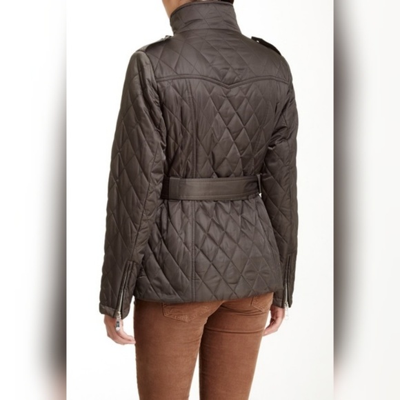 Vince Camuto Zipper Puffer Faux Fur Lined Jacket S - Picture 5 of 8